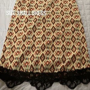 Tribal slip dress